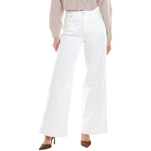 Madewell womens Superwide Pant, 27, White