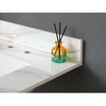 thumbnail image 5 of 31 Inch Carrara White Marble Vanity Top with Undermount Sink, 5 of 12