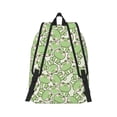 thumbnail image 3 of Balery Cute Frog Vintage Canvas Backpack for Men and Women - Large Capacity, Durable Travel Laptop Bag for School, Work, Hiking, and Outdoor Activities, 3 of 7