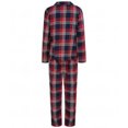 thumbnail image 2 of SF - Juego de Pijama Tartán para Hombre (Rojo, Marino), 2 of 2