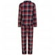 thumbnail image 2 of SF - Juego de Pijama Tartán para Hombre (Rojo, Marino), 2 of 2