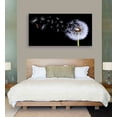 thumbnail image 2 of Epic Graffiti 'Flying Dandelion' Canvas Wall Art, 12"x24", 2 of 4