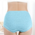 thumbnail image 6 of Women's High-Waisted Panties, Moisture-Wicking Cotton Briefs High-Rise Underwear for Women Seamless Panties, 6 of 6