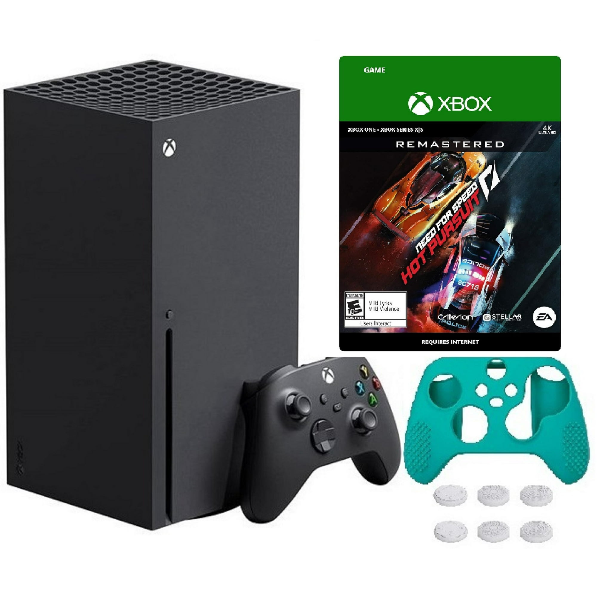 2023 Newest Xbox Series X Gaming Console System- 1TB SSD Black X Version with Disc Drive W/Need for Speed Hot Pursuit | Silicone Controller Cover Skin