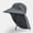 AB203 Grey, variant on Kids Outdoor Sun Hats For Boys Girls Solid Color Wide Brim Adjustable Sunshade Cap Loose Lightweight Little Child Summer Activities Headwear Purple