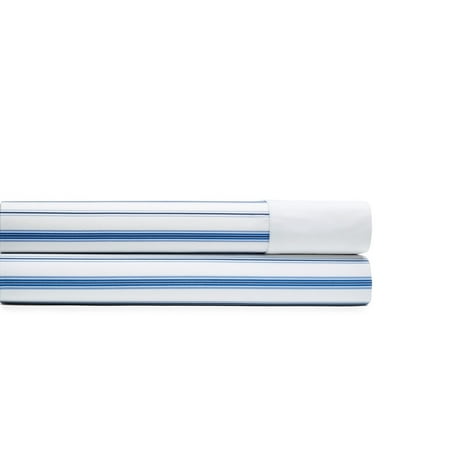 Ralph Lauren Bed Sheets - Ralph Lauren Dorsey Job's Lane Stripe Twin Fitted Sheet Blue White