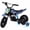 Blue, variant on Aoemoe 24V Electric Mini Dirt Bike Ride-On Toy with Training Wheels, 120W Brushless Motor, 6.2 MPH, 25.2V 2.6Ah Li-Ion Battery, Dual Drum Brakes, Steel Frame, Outdoor Ride-On Vehicle, Teal