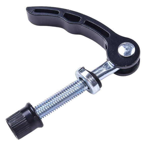 M6X45Mm Bicycle Quick Release Seatpost Clamp Skewer Bolt Aluminum Alloy Bike Seat Post Binder Clip Screw For Cycling Components M8X65Mm Black