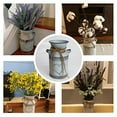 thumbnail image 5 of MISIXILE Rustic Metal Flower Vase, Shabby Chic Vintage Farmhouse Jug Vase, Galvanized Milk Can Holder for Home Decor, 5 of 7