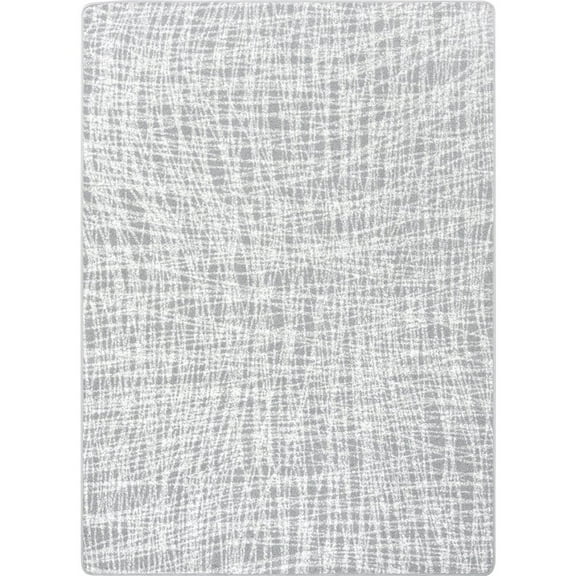 Joy Carpets Impressions Crisscross 5'4" x 7'8" Area Rug in Color Mist