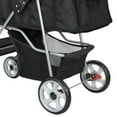 thumbnail image 5 of ZENY 4 Wheel Foldable Dog Pet Stroller - Black, 5 of 9