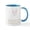 White/Blue Inside, variant on CafePress - Happy Easter Mug - 11 oz Ceramic Mug - Novelty Coffee Tea Cup