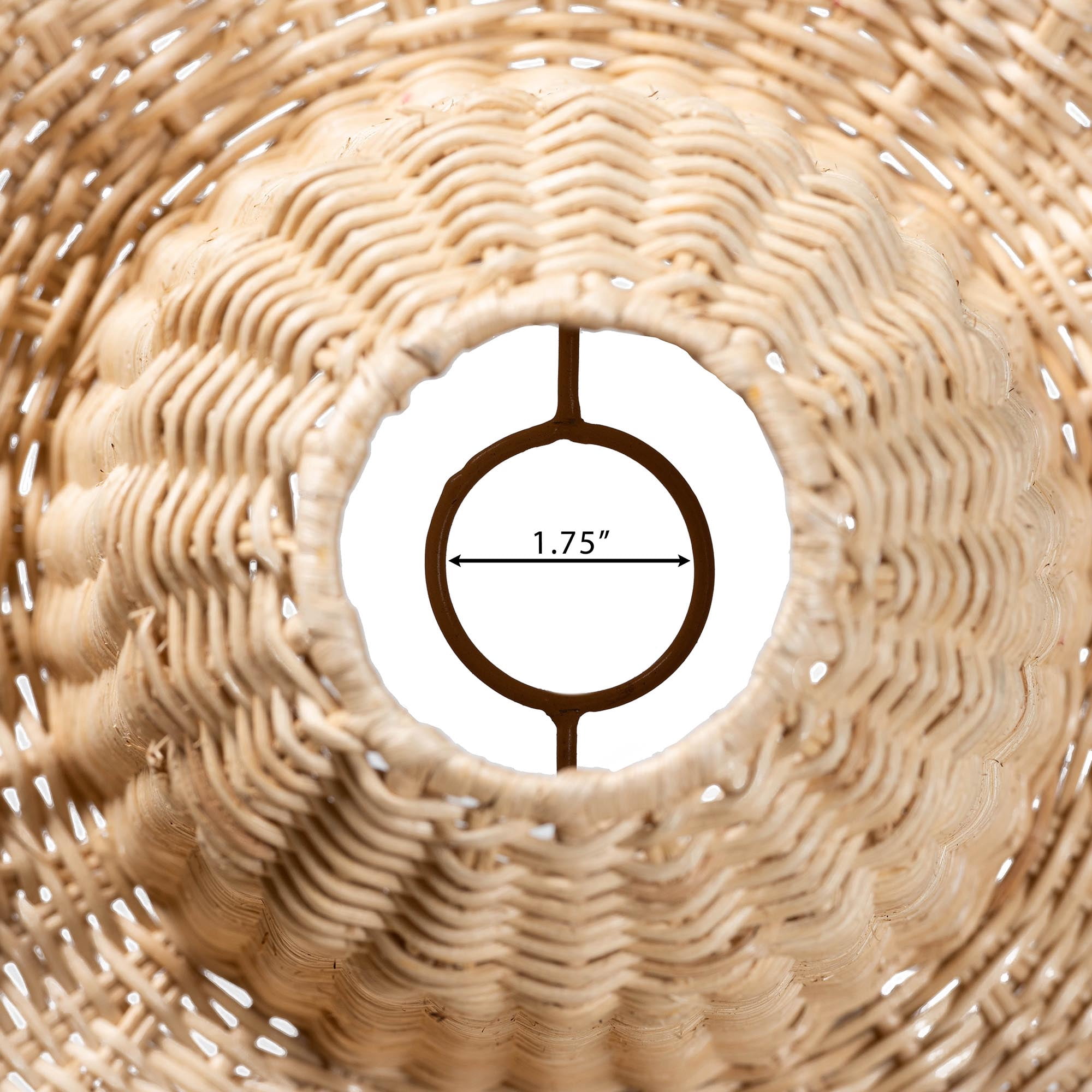 bali & pari Lavada Boho Lampshade, Natural