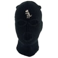 thumbnail image 1 of Gravity Threads T-Rex Skeleton 3-Hole Ski Mask - Black, 1 of 2