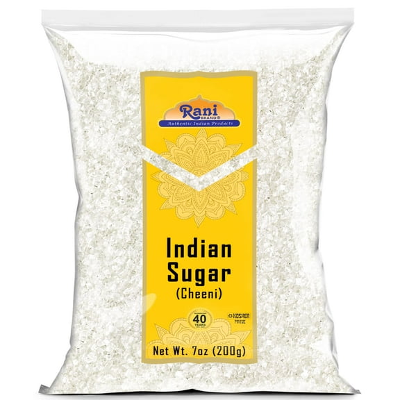 Rani Indian Sugar Khand (Khandsari) 7oz (200g) ~ All Natural | Gluten Friendly | Vegan | NON-GMO | Kosher | Indian Origin
