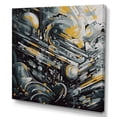 thumbnail image 2 of DESIGN ART Designart "Grey And Yellow Infinite Geometry I" Modern Geometric Wall Art Prints 30 in. wide x 30 in. high, 2 of 5