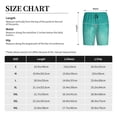 thumbnail image 3 of Balery Teal Turquoise1 Pantalones cortos de pijama de punto de algodón para hombre con cinturilla y bolsillos-3X-Large, 3 of 6