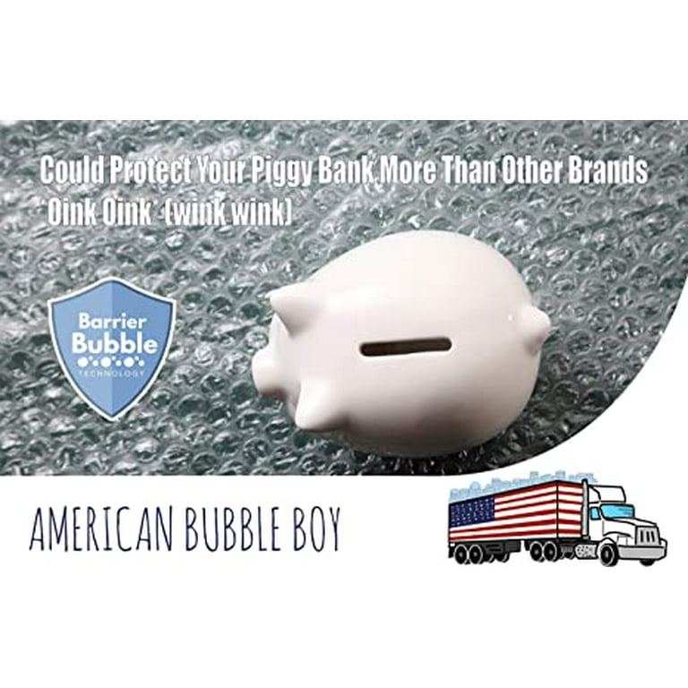 12, Large (1/2) American Bubble Boy Bubble Wrap - 195 Square feet