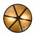 thumbnail image 5 of Meyda Tiffany 194675 Craftsman Prime 2 Light 16" Wide Pendant - Bronze, 5 of 7