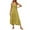 Yellow, variant on Baqcunre Sundresses For Women Women Summer Dress Casual Boho Sleeveless Strap Smocked Tiered Long Beach Sun Dresses Summer Dresses 2023 Corset Dress Green Dress XXL