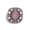Pink, variant on 5X Pretty Crystal Chunk Charm Snap Button Fit 18mm Drill Snap Jewelry Gift N05-5pcs MIXED