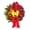 style 3, variant on HioHa 16-Inch Red Poinsettia Wreath with LED-Lit Lantern, Artificial Spring Floral Wreath with Red Berries & Ornaments, Pre-Lit Door Decoration for Easter Front Porch Wall Home Entryway