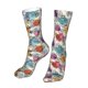thumbnail image 4 of Yellow White Black Polka Dot Socks,Unisex Fashion Athletic Casual Socks Adult Stockings Sports Socks Travel Socks For Women Men, 4 of 5