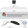 thumbnail image 5 of MR.Siga Multi-Purpose Silicon Squeegee for Window, Glass, Shower Door, 10 inch,White & Black,1 Pack, 5 of 6