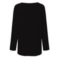 thumbnail image 5 of Mujeres Casual Tribal Wind Impreso Manga larga O-cuello Pullover Blusa Camiseta Tops Pompotops  FGAJ1181, 5 of 5