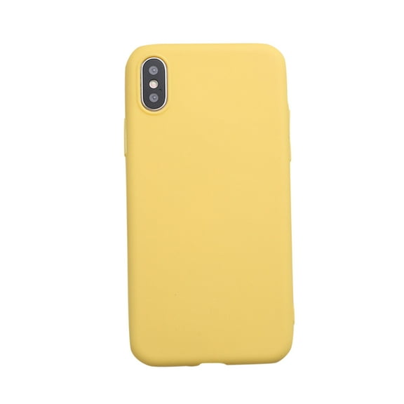 dianhelloya Solid Color Silicone Phone Case Cover Protector for iPhone XS Max/XS/X/7/8/7P/8P