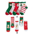 thumbnail image 6 of SYNPOS Christmas Socks Children Socks Christmas Gift Kid Socks for Kid Boy Girl 5 Pairs, 6 of 6