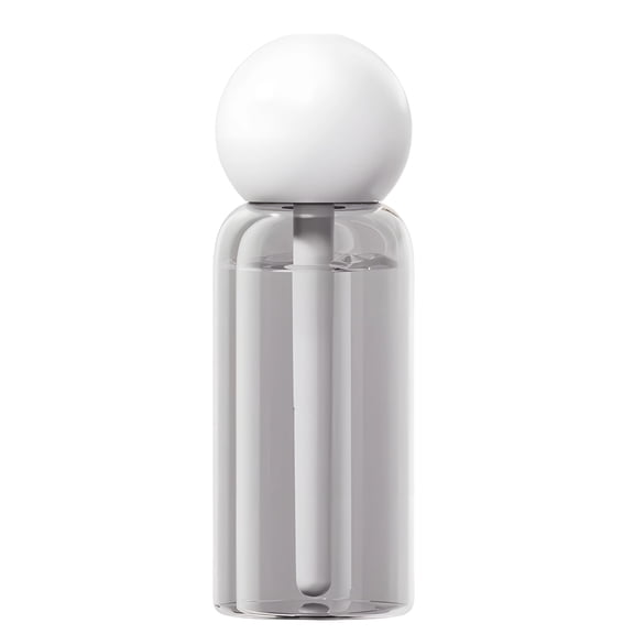Mini USB Humidifier, Portable Cool Mist Humidifier for Car, Desktop, Home, Office, Quiet Ultrasonic Humidifier, Transparent, 2.6 x 2.2 x 6.7 in / 6.5 x 5.7 x 16.9 cm