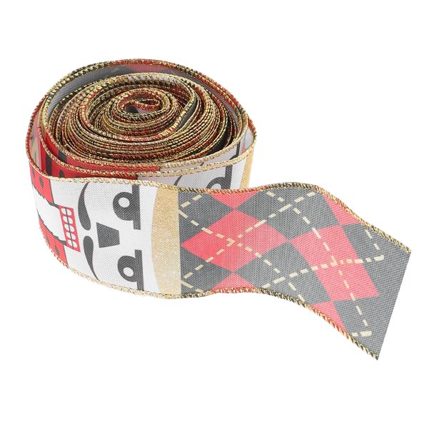 rollo de cinta navideña de cascanueces, cinta de soldaditos de juguete de 10 yardas para decoración del hogar, adorno para la punta del árbol, lazo para envolver, manualidades, guirnalda