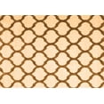 thumbnail image 1 of Ahgly Company Indoor Rectangle Trellis Orange Contemporary Area Rugs, 4' x 6', 1 of 1
