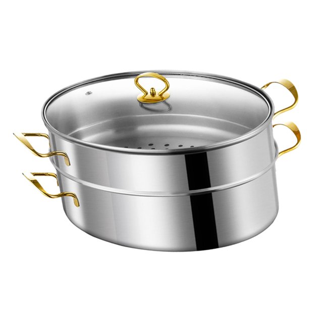 de pescado oval de vaporizador de alimentos Herramienta de cocina múltiple con cubierta de tostada Hoja de cocina ovalada para cereales Huevos Doble capa