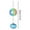 C, variant on PATLOLLAV 2 in 1 Design Vibrant Painted Plastic Bird Feeder Hummingbird Feeder, Beautiful Glass Wind Chime & Hanging Bird Feeder Hummingbird Feeder for Outside Lawn Yard Garden Decor