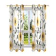 thumbnail image 7 of Yayeee Window Curtains Set of 2 for Living Room Light Filtering 63"x42", Sunflower Pattern, 7 of 7