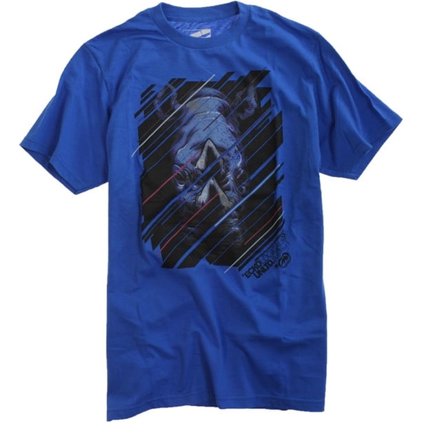 Ecko Unltd. Camiseta gráfica Cut Run Rhino para hombre, azul, XXX-Large