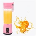 thumbnail image 3 of Personal Blender On the Go for Shakes and Smoothies with USB Rechargeable, 380ml,1pc,pink, 3 of 5