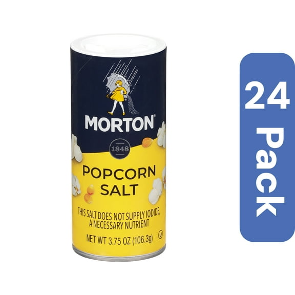 Morton's Popcorn Salt 3.75 oz (Pack Of 24)