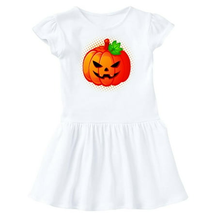 

Inktastic Halloween Jack O Lantern Pumpkin Gift Toddler Girl Dress