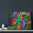 thumbnail image 3 of Naloa Multicolored Beautiful Flower Print Canvas Bathroom Wall Art,Bathroom Wall Art Decoration, Canvas Poster Prints,Decorative Paintings for Living Room, Bathroom, Kids Room, 3 of 6