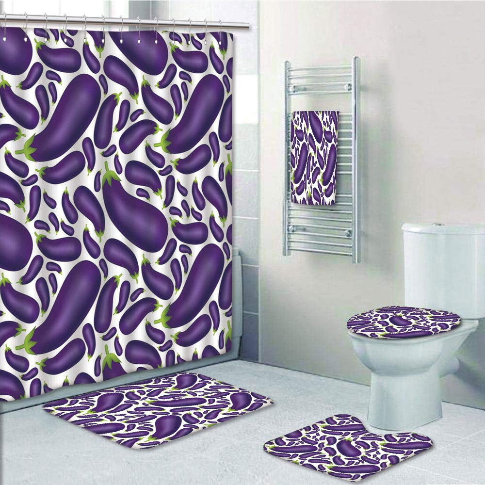 Eggplant Colored Bathroom Accessories