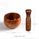 thumbnail image 1 of Juego de mortero y maja de madera, cuenco molinillo de madera para guacamole, salsa, triturador de hierbas y granos de especias y pimienta, 1 of 5