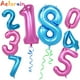 thumbnail image 1 of Size Gold Sliver Rose Gold Number Balloon Birthday Wedding Party Decorations Foil Balloons Kid Boy Toy Baby Shower heqiyong LED, 1 of 2