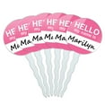 thumbnail image 1 of Marilyn Hello My Name Is Cupcake Picks Toppers - Set of 6, 1 of 1