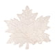 thumbnail image 2 of Mantel individual hueco de hoja de arce de PVC • Protector de mesa resistente al calor y resistente al aceite • Plata, Rosa, Rosa • 14,96x14,96 pulgadas, 2 of 6