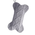 thumbnail image 1 of Knit White Christmas Stocking Hanging For Family Holiday Party Festive Celebration, 1 of 6