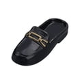 thumbnail image 2 of TISHITA 1/6 Scale Action Figures Mules Shoes Casual Womens Ball Jointed Doll Loafers Black, 2 of 8