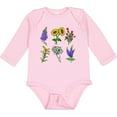 thumbnail image 3 of Inktastic Group of Beautiful Wildflowers Boys or Girls Long Sleeve Baby Bodysuit, 3 of 5